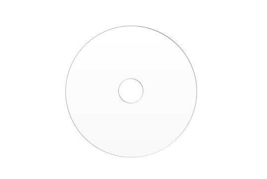 白色的空白光盤