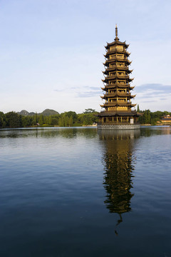 Sun Pagoda；桂林；中國