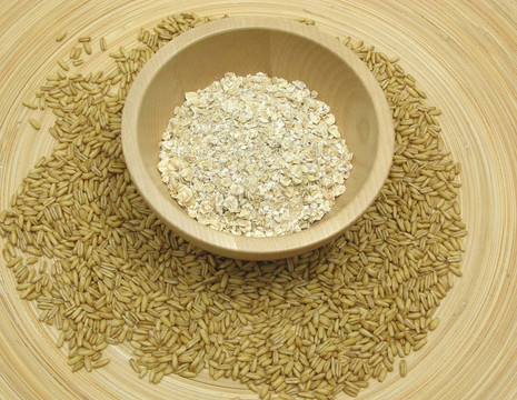 竹片燕麥片木碗