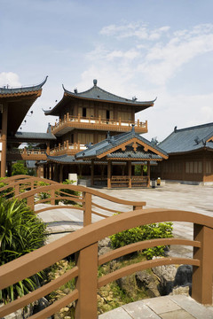 木龍湖樓；桂林；中國