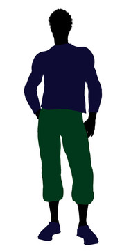 非洲裔美國(guó)人插畫