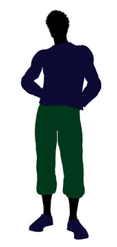 非洲裔美國(guó)人插畫