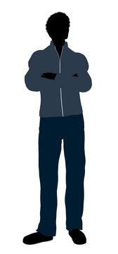 非洲裔美國(guó)人插畫