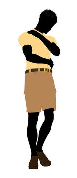 非洲裔美國(guó)人插畫(huà)