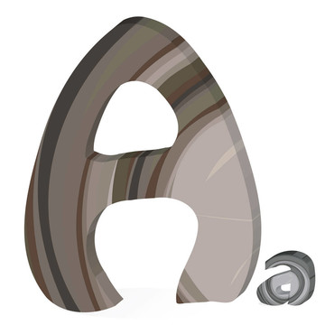 3D木制字母