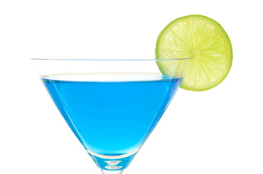 藍色的飲料