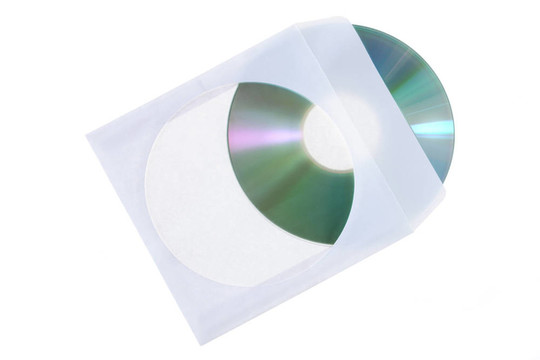 CD DVD藍(lán)光與紙案件孤立在白色背景