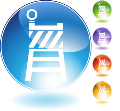 建筑Barrier Crystal Icon