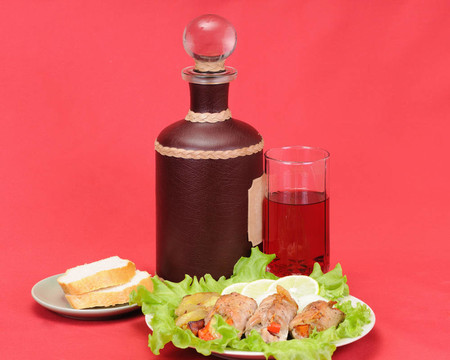 肉和酒
