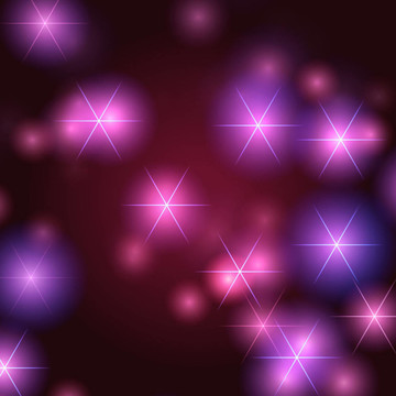 星星背景紫