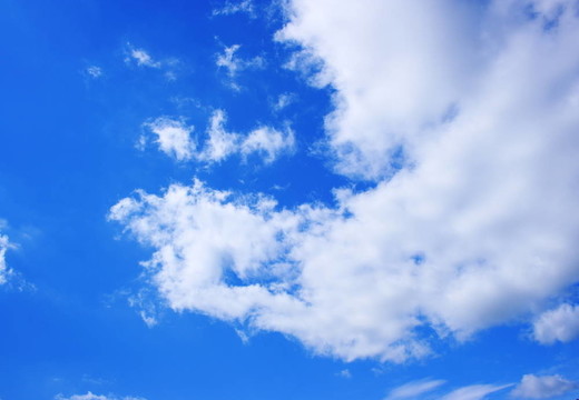 有云的天空