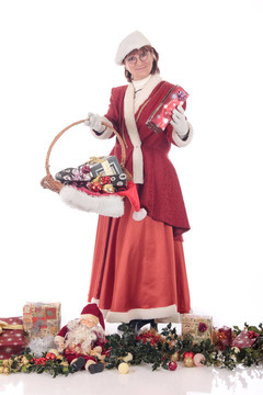 圣誕節(jié)的女人
