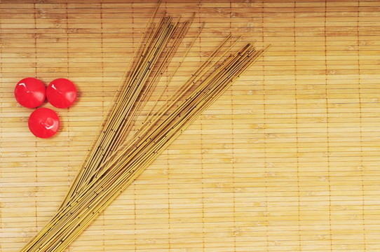 溫泉和美麗的花