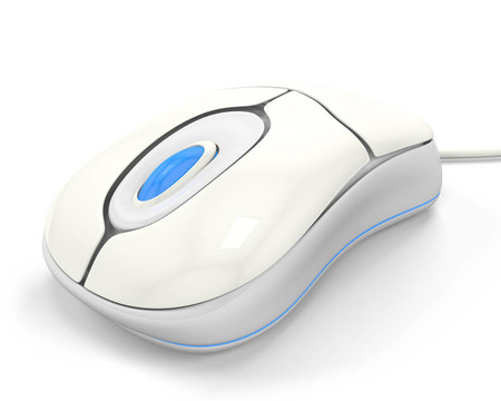 三維白色電腦鼠標(biāo)