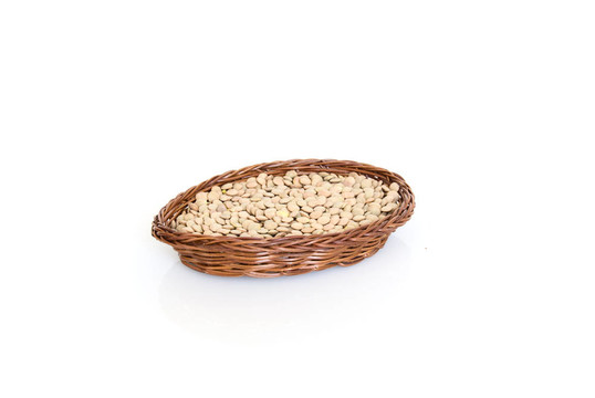 小扁豆；豆和豌豆在板分離