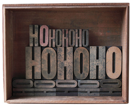框活版木型ho ho ho