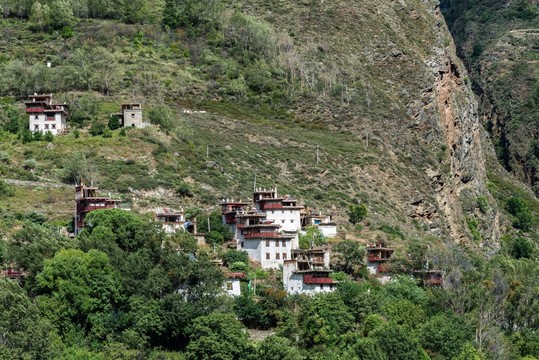 四川丹巴梭坡碉樓