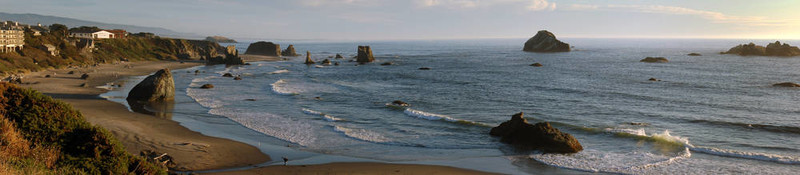 巖石海灘場(chǎng)景