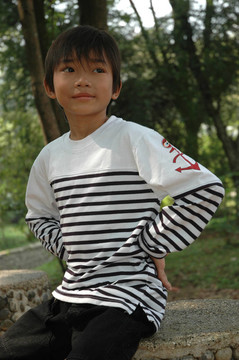 可愛(ài)的小男孩