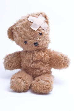 受傷的Teddy Bear