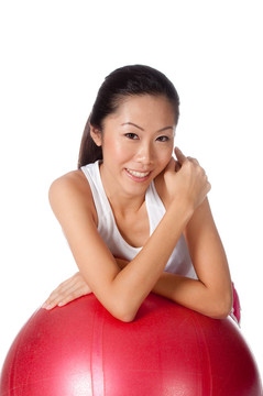 健身的女人