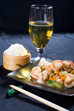 中國對蝦菜