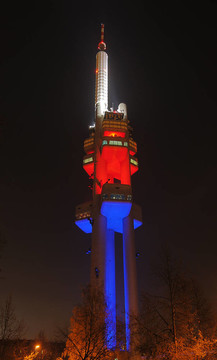 Zizkov電視塔在布拉格