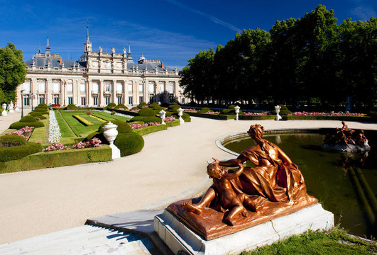 La Granja de San Ildefonso花園；Segovia Province；卡斯蒂利
