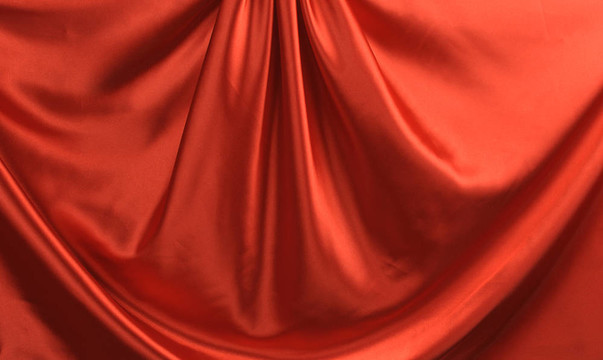 紅色絲綢的背景