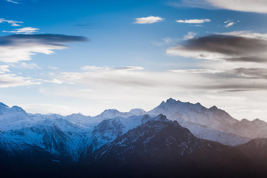 米沙伯爾山山脈從Bettmeralp