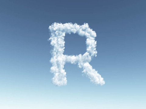 多云的字母R