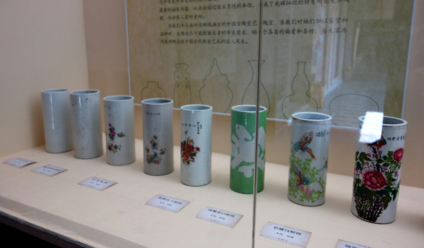 民國五彩花瓶