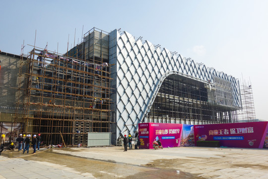 正在施工的建筑