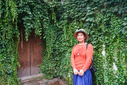 旅游的女人