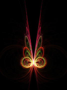 幻想蝴蝶插圖
