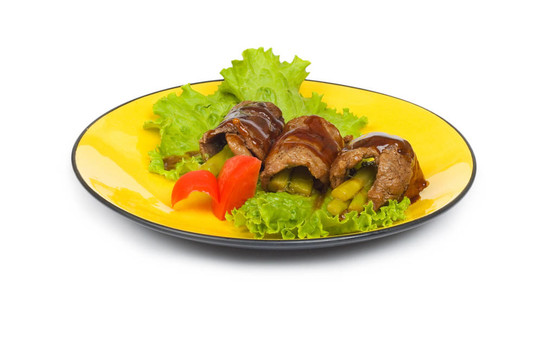 白底牛肉卷