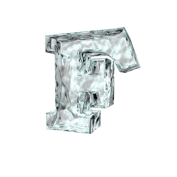 冰凍的字母F