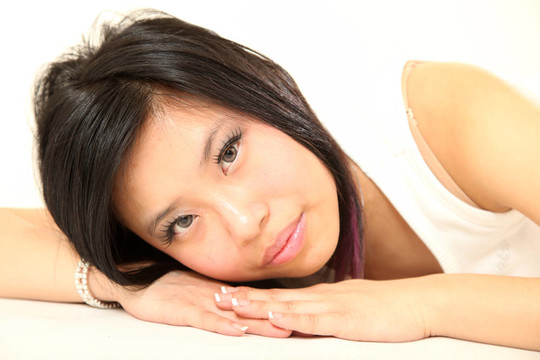 美麗的亞洲年輕女人