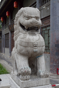 石獅子 關(guān)中書院