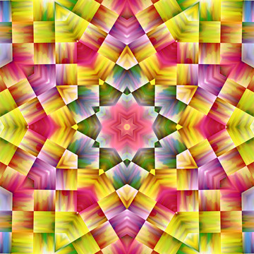 幾何拼貼圖案