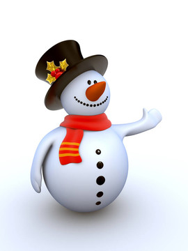 滑稽雪人在新年設(shè)計(jì)中的運(yùn)用
