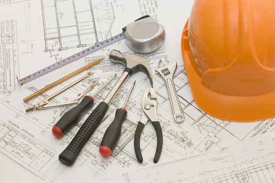 房屋項(xiàng)目的建筑工具
