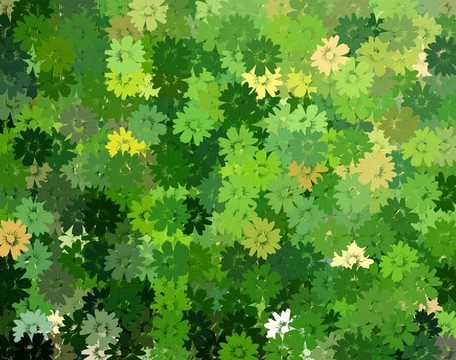 綠色植物的背景