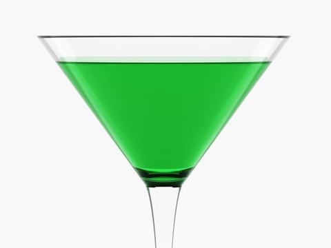 綠色的雞尾酒