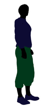非洲裔美國(guó)人插畫