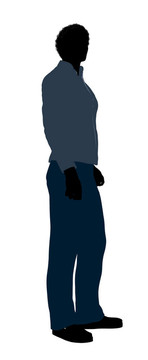 非洲裔美國(guó)人插畫