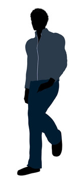 非洲裔美國(guó)人插畫
