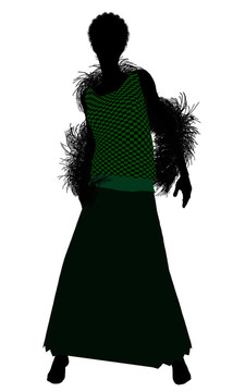 1920女性剪影