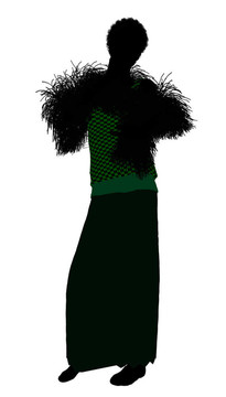 1920女性剪影