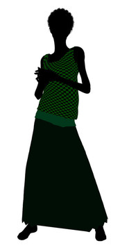 1920女性剪影